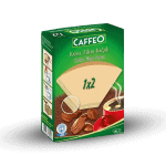 Caffeo Kahve Filtre Kağıdı 1x2 80 Adet (Doğal Kağıt)